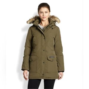 Canada Goose Trillium Parka Heritage Military Green Fusion Womens - XS NWT